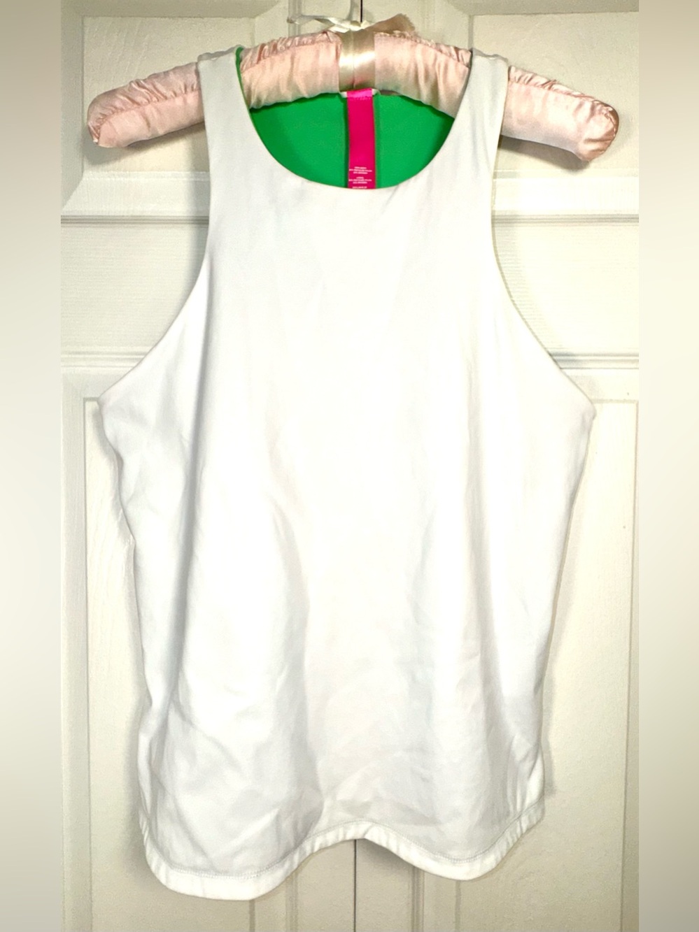 Lilly Pulitzer Luxletic Adelia Reversible Tank Green White Size M